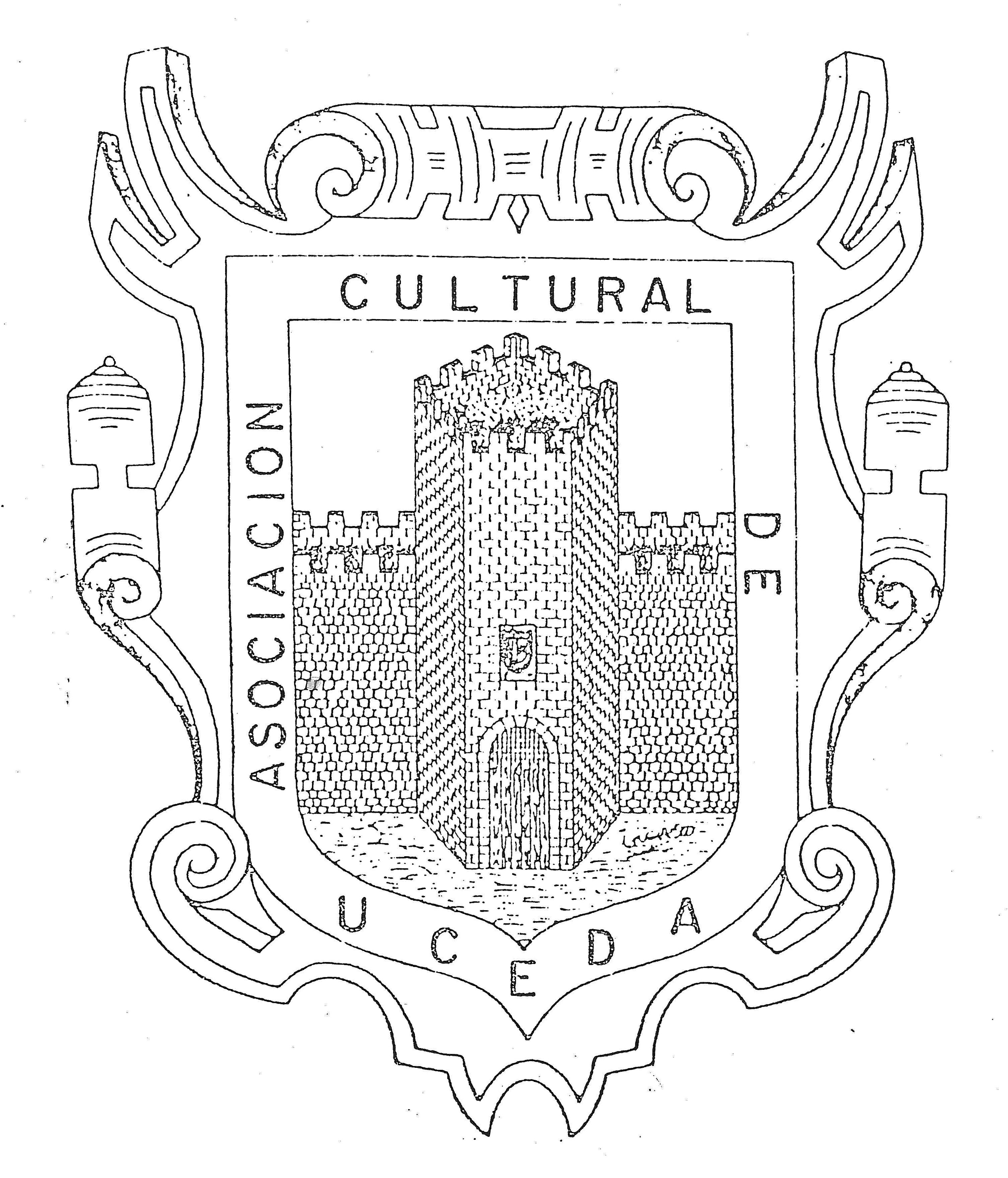 Contraportada del "Sopeña" en su V Época - Escudo de la Asociación Cultural de Uceda